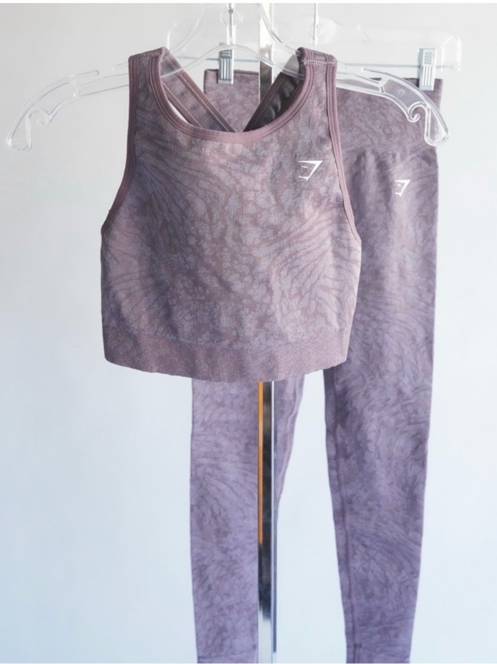 Gymshark Purple/Lilac Seamless Workout Set